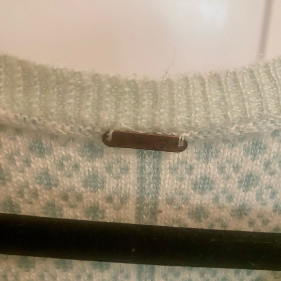 Mint Fee People Fall / Winter High–Low Knit Tunic - Picture 5 of 5